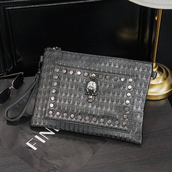 wallet men's handbag korean version skull head fashion rivet single shoulder slant cross bag women's leisure hanging, Red;black
wallet men's handbag korean version skull head fashion rivet single shoulder slant cross bag women's leisure hanging, Red;black