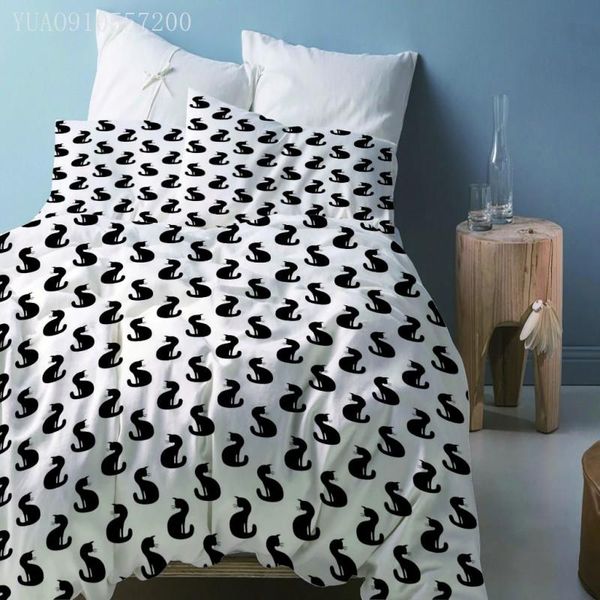 bedding sets animal quilt cover black cartoon cat printing comforter covers bed linen double single king size bedclothes no sheet
bedding sets animal quilt cover black cartoon cat printing comforter covers bed linen double single king size bedclothes no sheet