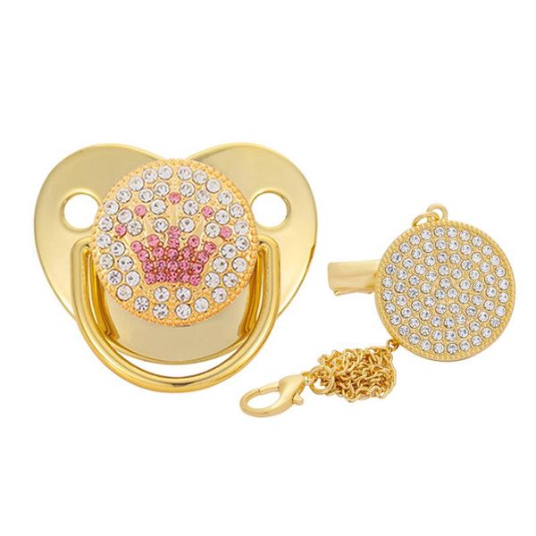 pacifiers# blingonly rhinestone soother dummies luxury bpa gold bling baby pacifier with chain clip
pacifiers# blingonly rhinestone soother dummies luxury bpa gold bling baby pacifier with chain clip