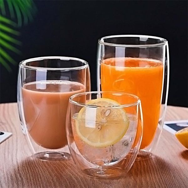 wine glasses 80/250/350/450ml heat-resistant double wall glass cup beer coffee cups handmade drink mug tea mugs transparent drinkware
wine glasses 80/250/350/450ml heat-resistant double wall glass cup beer coffee cups handmade drink mug tea mugs transparent drinkware