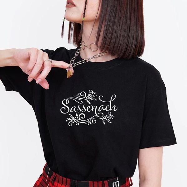 women's t-shirt sassenach t shirt outlander book series claire jamie fraser shirts tv shows inspired gothic black tee male, White
women's t-shirt sassenach t shirt outlander book series claire jamie fraser shirts tv shows inspired gothic black tee male, White