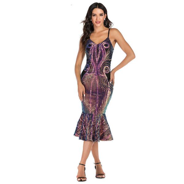 luxury party evening dress strapls fishtail skirt women's suspender backls sequin summer, Black;gray
luxury party evening dress strapls fishtail skirt women's suspender backls sequin summer, Black;gray