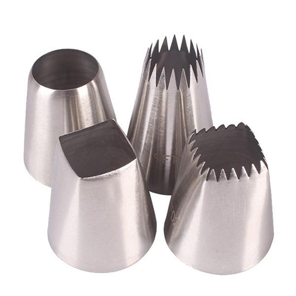 baking & pastry tools 4pc/set cupcake stainless steel icing piping nozzles cream tips flower torch tube decoration
baking & pastry tools 4pc/set cupcake stainless steel icing piping nozzles cream tips flower torch tube decoration