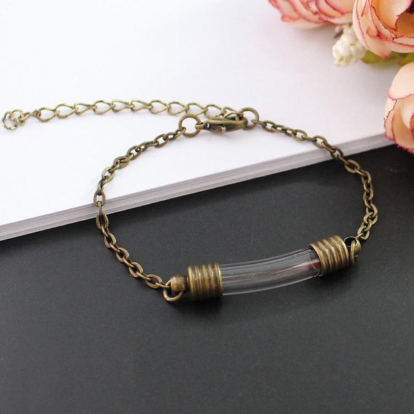 glass vial tube with screw caps bracelet leather write on rice jewelry charm for women link, chain, Black
glass vial tube with screw caps bracelet leather write on rice jewelry charm for women link, chain, Black