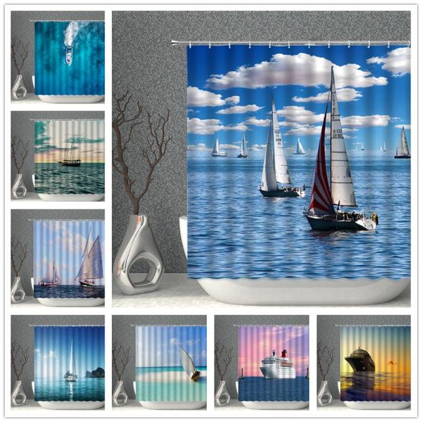 shower curtains ship ocean curtain set seascape waterproof fabric sky seawater bathroom bath screen decor with hook
shower curtains ship ocean curtain set seascape waterproof fabric sky seawater bathroom bath screen decor with hook