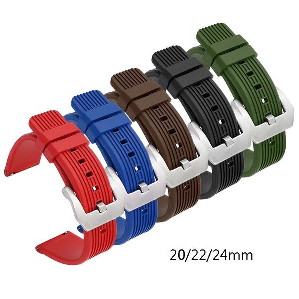 watch bands 20mm 22mm 24mm fluoro rubber sport strap waterproof soft silicone men replacement bracelet band for huawei gt 2 samsung, Black;brown 
watch bands 20mm 22mm 24mm fluoro rubber sport strap waterproof soft silicone men replacement bracelet band for huawei gt 2 samsung, Black;brown