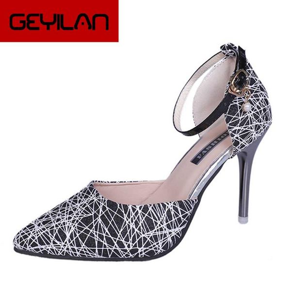 fashion pointed dress pumps stiletto heels summer sandals comfortable outside women's ladies shoes, Black
fashion pointed dress pumps stiletto heels summer sandals comfortable outside women's ladies shoes, Black