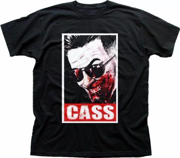 Preacher Cassidy Vampire TV series black cotton t-shirt FN9261, White;black
Preacher Cassidy Vampire TV series black cotton t-shirt FN9261, White;black