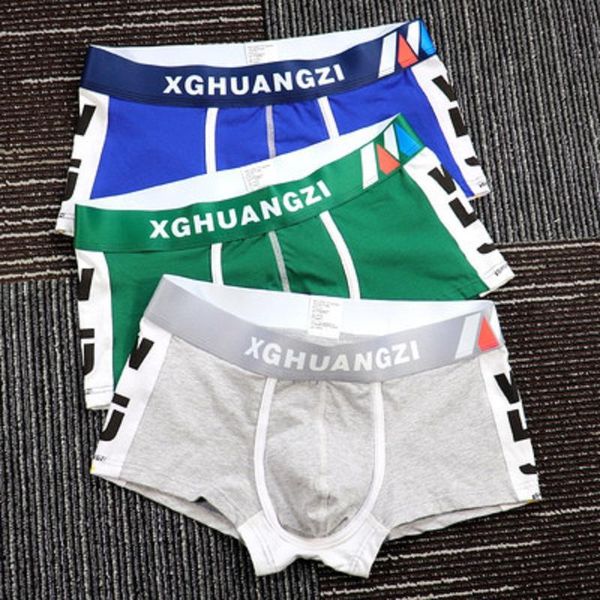 underpants men's low-waisted underwear cotton boxers breathable summer thin boxer shorts youth trend personality boys pants., Black;white
underpants men's low-waisted underwear cotton boxers breathable summer thin boxer shorts youth trend personality boys pants., Black;white