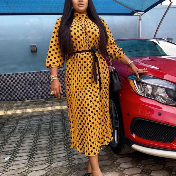 casual dresses elegant office ladies yellow dot full sleeve high waist mid calf fashion business work wear midi 2021 vestidos, Black;gray
casual dresses elegant office ladies yellow dot full sleeve high waist mid calf fashion business work wear midi 2021 vestidos, Black;gray