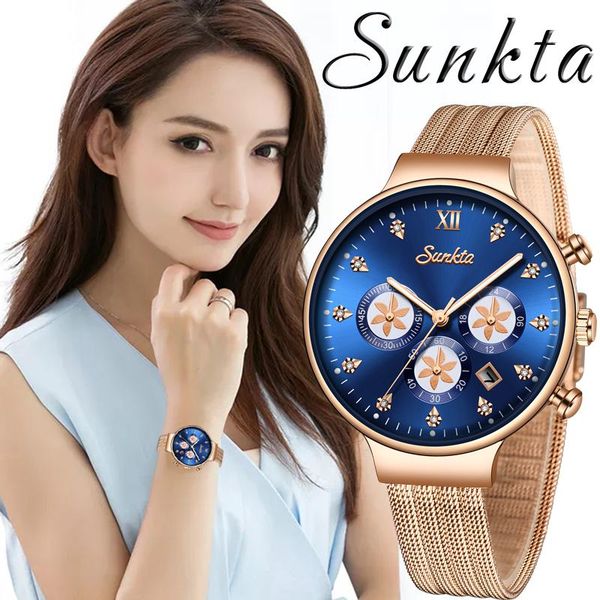 wristwatches sunkta luxury women watches simple business clock quartz watch fashion relogio feminino +box, Slivery;brown
wristwatches sunkta luxury women watches simple business clock quartz watch fashion relogio feminino +box, Slivery;brown