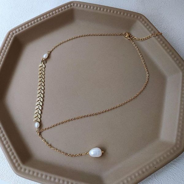 pendant necklaces 14k real gold plated sparkling handmade quality design models natural freshwater pearl necklace chain clavicle jewelry for, Silver
pendant necklaces 14k real gold plated sparkling handmade quality design models natural freshwater pearl necklace chain clavicle jewelry for, Silver