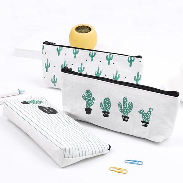 lovely cactus printing pencil case canvas school supplies kawaii stationery bag cute office bags large capacity for girls
lovely cactus printing pencil case canvas school supplies kawaii stationery bag cute office bags large capacity for girls