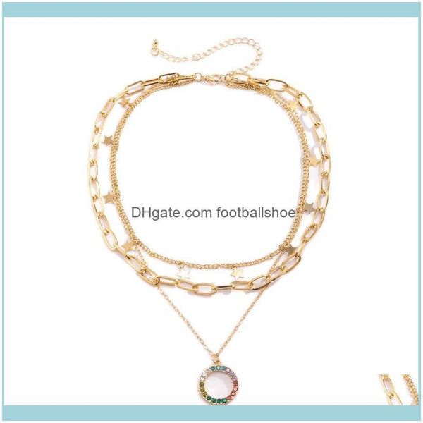 & pendants jewelryfemale jewellry neck aessory trendy multi-layered geometry designed star colorful rhinestone ring pendant necklaces chains, Silver
& pendants jewelryfemale jewellry neck aessory trendy multi-layered geometry designed star colorful rhinestone ring pendant necklaces chains, Silver