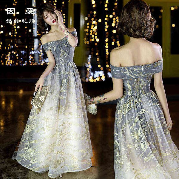 prom luxury boutique occasion dresses 2021 small one neck long blue temperament dinner host, Black
prom luxury boutique occasion dresses 2021 small one neck long blue temperament dinner host, Black