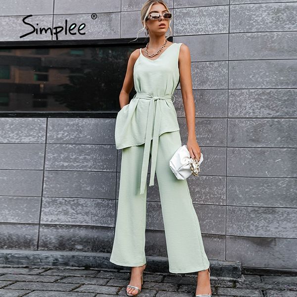 simplee irregular slip lace-up woman set solid wide leg causal set female two piece high waist slim fashion summer suit ladies, Black;white
simplee irregular slip lace-up woman set solid wide leg causal set female two piece high waist slim fashion summer suit ladies, Black;white