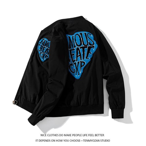 men's jackets hip hop baseball jacket men women terry embroidery male black streetwear couples patchwork autumn fashion coat #6802, Black;brown
men's jackets hip hop baseball jacket men women terry embroidery male black streetwear couples patchwork autumn fashion coat #6802, Black;brown