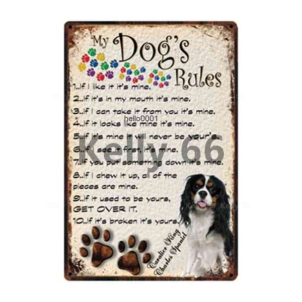 warning dog rules with cavalier king charles spaniel metal sign home decor bar wall art painting 20*30 cm size dg-17
warning dog rules with cavalier king charles spaniel metal sign home decor bar wall art painting 20*30 cm size dg-17
