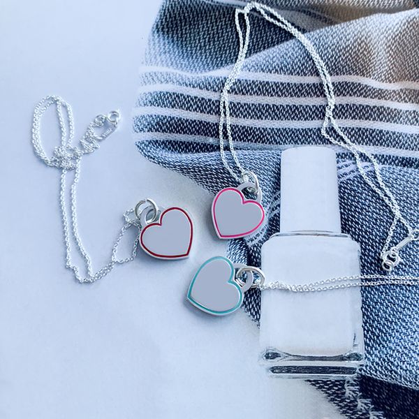 925 sterling zilveren ketting hoge kwaliteit custom mode trend licht luxe drie-kleur hart minnaar gift met, Silver
925 sterling zilveren ketting hoge kwaliteit custom mode trend licht luxe drie-kleur hart minnaar gift met, Silver
