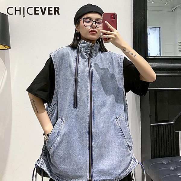 women's vests chicever korean pleated lace up vest female lapel collar tank sleeveless oversize loose vintage denim women 2021 summer, Black;white
women's vests chicever korean pleated lace up vest female lapel collar tank sleeveless oversize loose vintage denim women 2021 summer, Black;white