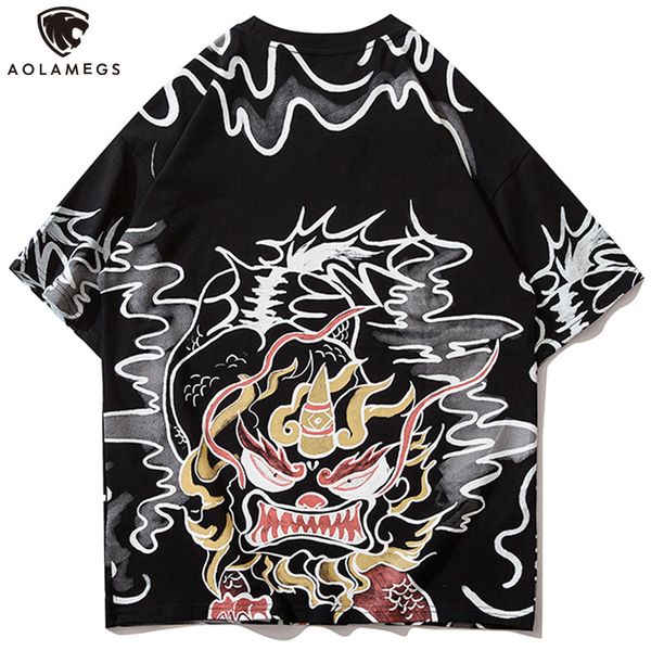 men's polos aolamegs t-shirt chinese animal men lucky clouds printed men's shirt casual summer high street fashion streetwear, White;black
men's polos aolamegs t-shirt chinese animal men lucky clouds printed men's shirt casual summer high street fashion streetwear, White;black
