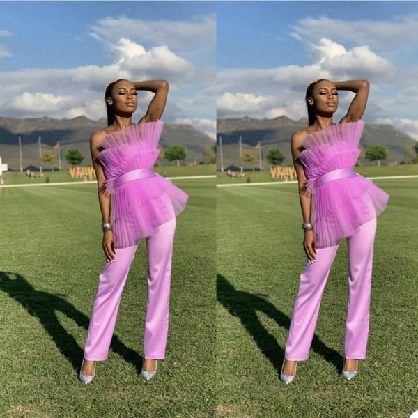 pink jumpsuits evening dress sheath strapless neck party gowns illusion formal red carpet prom club dresses outfits, Black;red
pink jumpsuits evening dress sheath strapless neck party gowns illusion formal red carpet prom club dresses outfits, Black;red
