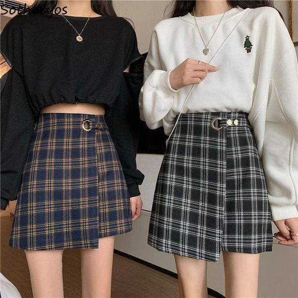 women skirts mini a-line plaid sashes sequined irregular asymmetric females leisure chic trendy street high waist fashion, Black
women skirts mini a-line plaid sashes sequined irregular asymmetric females leisure chic trendy street high waist fashion, Black