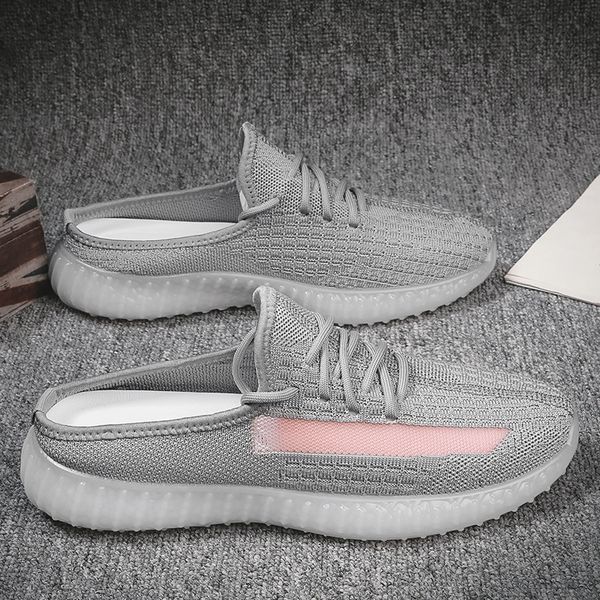 2021 fashion summer men designer half slippers casual green brown gray wide flat flip flops size 39-44, Black
2021 fashion summer men designer half slippers casual green brown gray wide flat flip flops size 39-44, Black