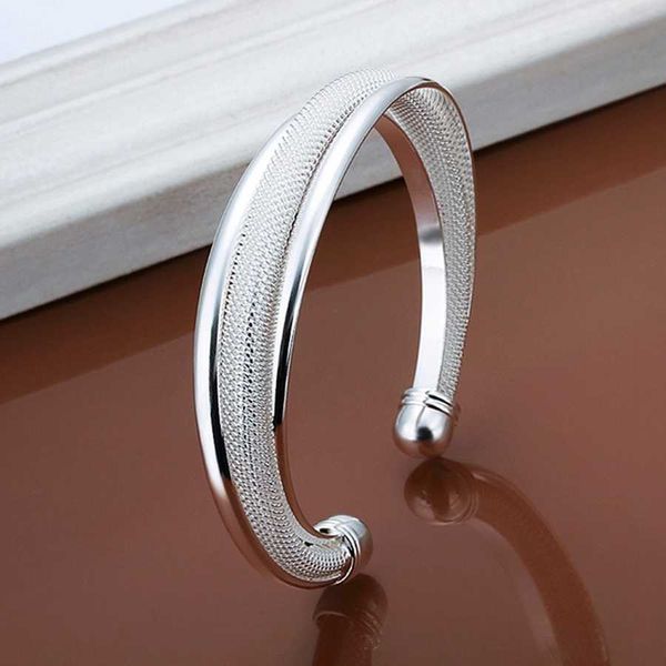 for women lady wedding elegant retro trend hypotenuse net circular openings bracelet fashion silver color jewelry b019 q0719, Black
for women lady wedding elegant retro trend hypotenuse net circular openings bracelet fashion silver color jewelry b019 q0719, Black