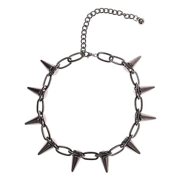 chains goth rivet spike necklace chokers for women chain choker collar handmade alloy adjustable vintage punk rock necklaces jewelry, Silver
chains goth rivet spike necklace chokers for women chain choker collar handmade alloy adjustable vintage punk rock necklaces jewelry, Silver