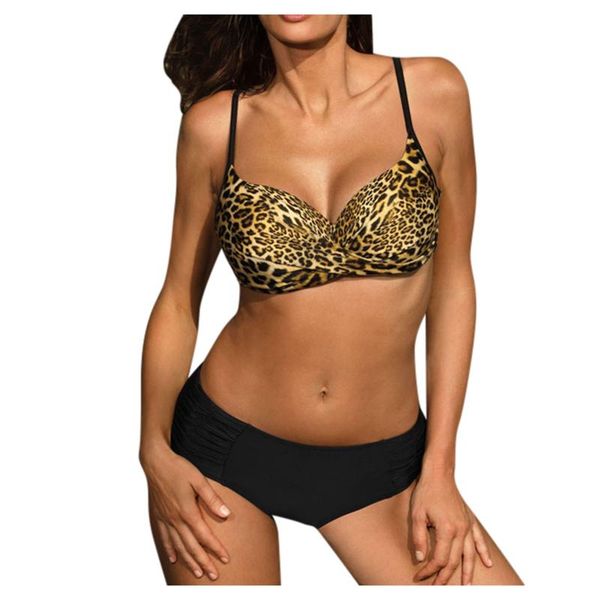 women's swimming suit bikini swimsuit women swimwear set print leaves push-up padded bathing beachwear, White;black
women's swimming suit bikini swimsuit women swimwear set print leaves push-up padded bathing beachwear, White;black