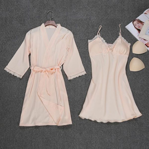 women's sleepwear women summer ladies satin pajamas set two-piece suit pyjamas elegant pyjama with chest pads homewear, Black;red
women's sleepwear women summer ladies satin pajamas set two-piece suit pyjamas elegant pyjama with chest pads homewear, Black;red