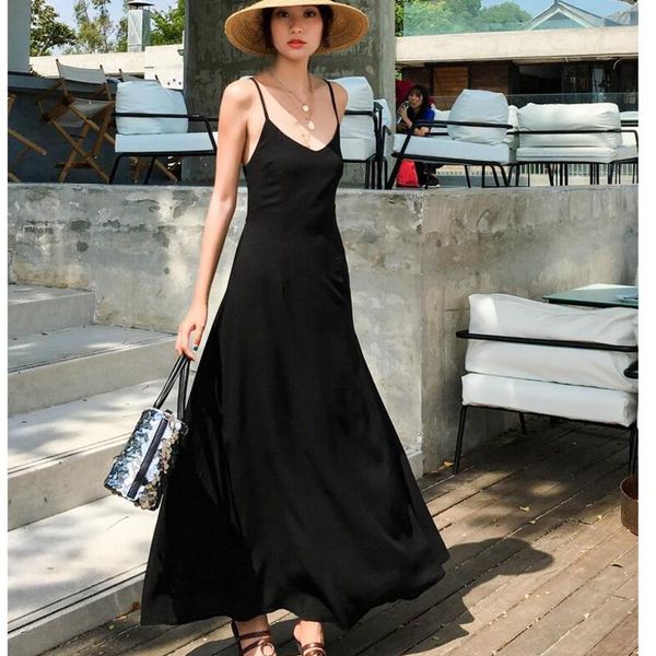 #4020 black red chiffon bodycon dress women backless boho beach long bohemian v neck spaghetti strap dresses casual, Black;gray
#4020 black red chiffon bodycon dress women backless boho beach long bohemian v neck spaghetti strap dresses casual, Black;gray