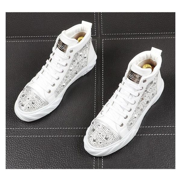 boots ovxuan social metal ankle men high rhinestone rivet sneakers mens shoes casual hip hop street rock male botines hombre, Black
boots ovxuan social metal ankle men high rhinestone rivet sneakers mens shoes casual hip hop street rock male botines hombre, Black