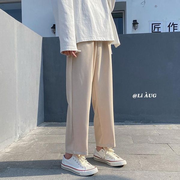 men's pants summer thin wide-leg fashion black khaki casual men streetwear loose straight ice silk mens suit
men's pants summer thin wide-leg fashion black khaki casual men streetwear loose straight ice silk mens suit