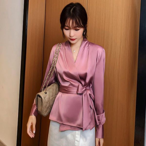 autumn women vintage stain pleated long sleeve blouse lady elegant design cross v-neck lacing bow mujer shirt a136 women's blouses & sh, White
autumn women vintage stain pleated long sleeve blouse lady elegant design cross v-neck lacing bow mujer shirt a136 women's blouses & sh, White