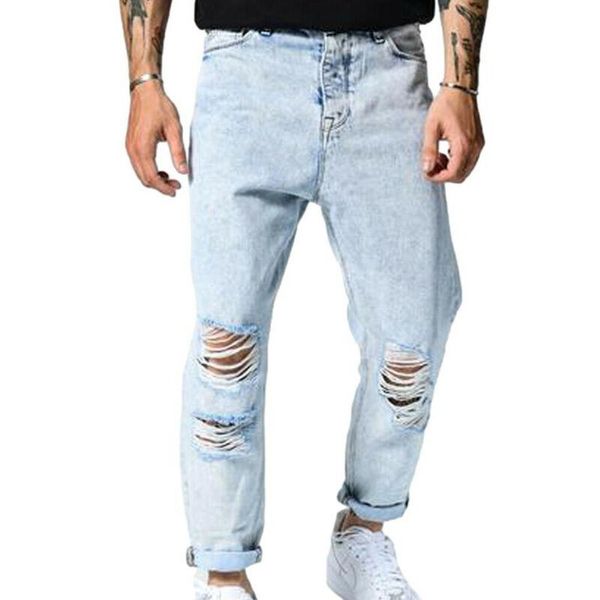 men's jeans men wide legs ripped loose denim pants zipper up casual long hole pockets fashion 2021 summer clothes trousers bottoms, Blue
men's jeans men wide legs ripped loose denim pants zipper up casual long hole pockets fashion 2021 summer clothes trousers bottoms, Blue