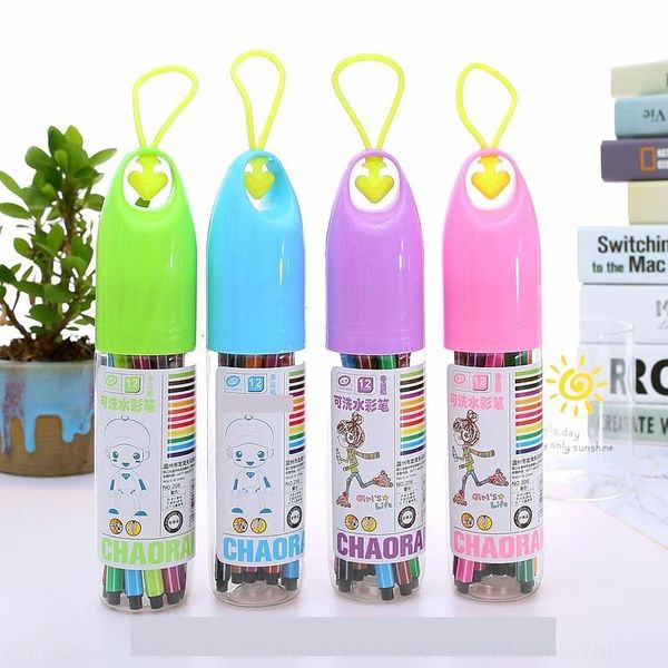 wtq straight water 12 set children brush washable brush 24 color painting kindergarten painting pens color pen, Black;red
wtq straight water 12 set children brush washable brush 24 color painting kindergarten painting pens color pen, Black;red