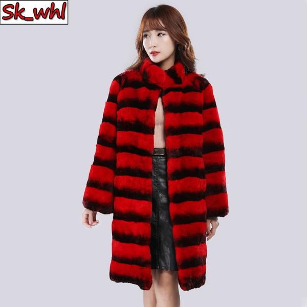 women's fur & faux skwhl 2021 long style real coats design winter warm windproof clothes fashion rex jacket, Black
women's fur & faux skwhl 2021 long style real coats design winter warm windproof clothes fashion rex jacket, Black