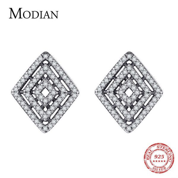 925 sterling silver cz retro geometric rhombus stud earring for women luxury wedding engagement fine jewelry 210707, Golden;silver
925 sterling silver cz retro geometric rhombus stud earring for women luxury wedding engagement fine jewelry 210707, Golden;silver