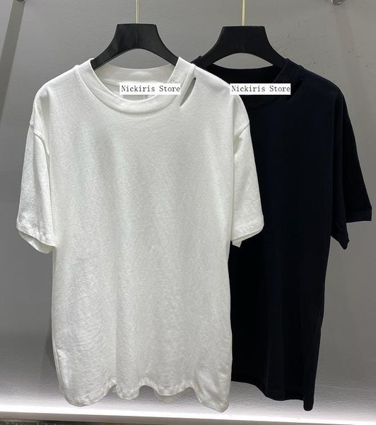 women's t-shirt 2021 spring/summer bottoming short-sleeved black hollow fashion cotton white for women
women's t-shirt 2021 spring/summer bottoming short-sleeved black hollow fashion cotton white for women
