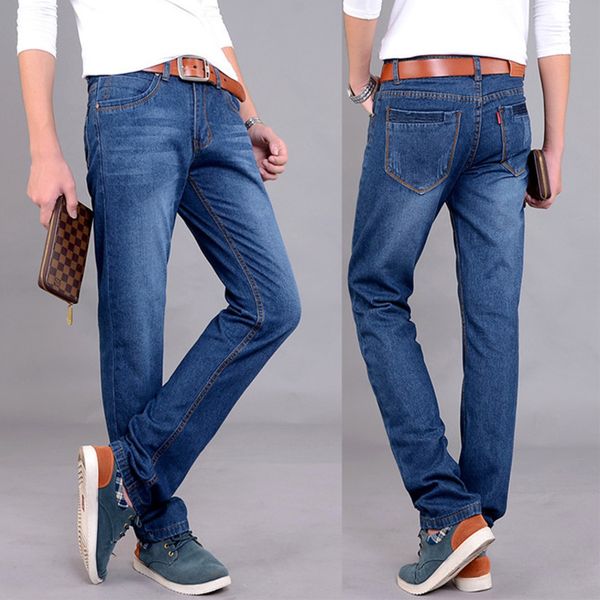 fashion jeans men's trousers special straight pants, Blue