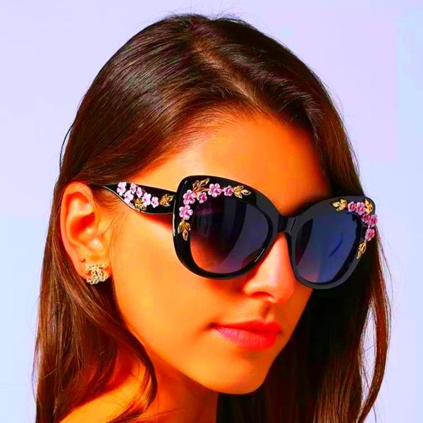 sunglasses 2021 cat eye luxury oversize for women rose flower vintage brand design sun glasses, White;black
sunglasses 2021 cat eye luxury oversize for women rose flower vintage brand design sun glasses, White;black
