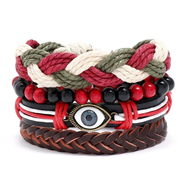 bangle jessingshow boho multilayer leather bracelet set eye charms bracelets for man ethnic jewelry punk wrap wristband, Black
bangle jessingshow boho multilayer leather bracelet set eye charms bracelets for man ethnic jewelry punk wrap wristband, Black