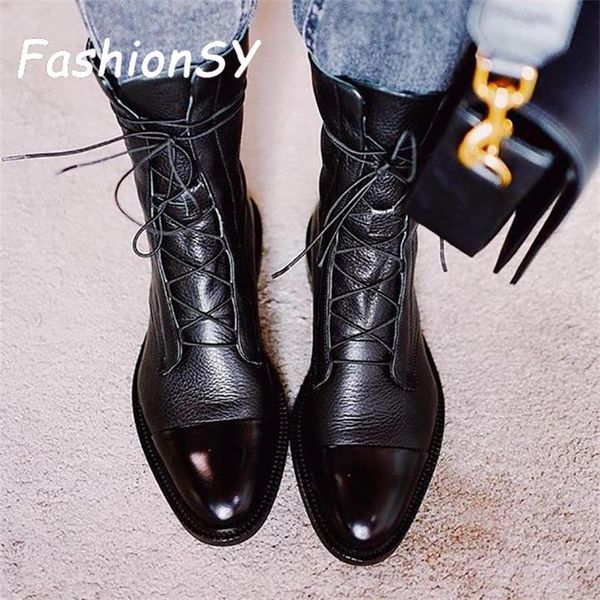 boots women's fashion lace up black ladies flat leather shoes pointed toe party female motorcycle
boots women's fashion lace up black ladies flat leather shoes pointed toe party female motorcycle
