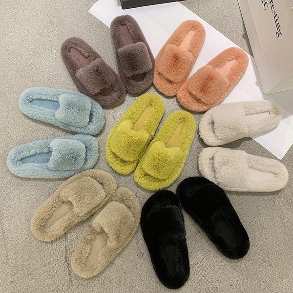 warm faux fur ladies house slippers 2021 winter home shoes women cross soft plush furry female open toe slides fashion, Black
warm faux fur ladies house slippers 2021 winter home shoes women cross soft plush furry female open toe slides fashion, Black