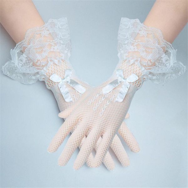 five fingers gloves 1 pair girls kids white beige black lace faux pearl fishnet communion flower girl bride party ceremony accessories, Blue;gray
five fingers gloves 1 pair girls kids white beige black lace faux pearl fishnet communion flower girl bride party ceremony accessories, Blue;gray