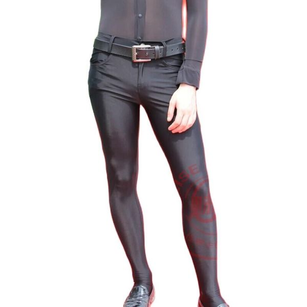 Plus Size Hot Sexy Men Pantyhose Tights Casual Pants Night Clubwear High Elastic Bodycon Pencil Pants Joggers Trousers Pantalon, Black
Plus Size Hot Sexy Men Pantyhose Tights Casual Pants Night Clubwear High Elastic Bodycon Pencil Pants Joggers Trousers Pantalon, Black