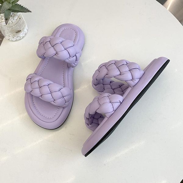 slippers women summer fashion weave platform comfortable open toe outdoor casual round head flat beach sandals, Black
slippers women summer fashion weave platform comfortable open toe outdoor casual round head flat beach sandals, Black