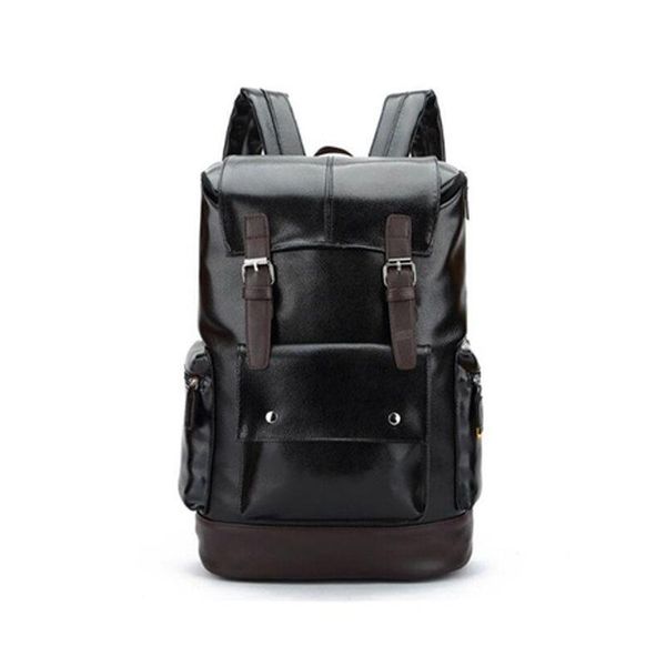 backpack -leather casual college men's vintage leather sports camping hiking travel shoulder bag
backpack -leather casual college men's vintage leather sports camping hiking travel shoulder bag